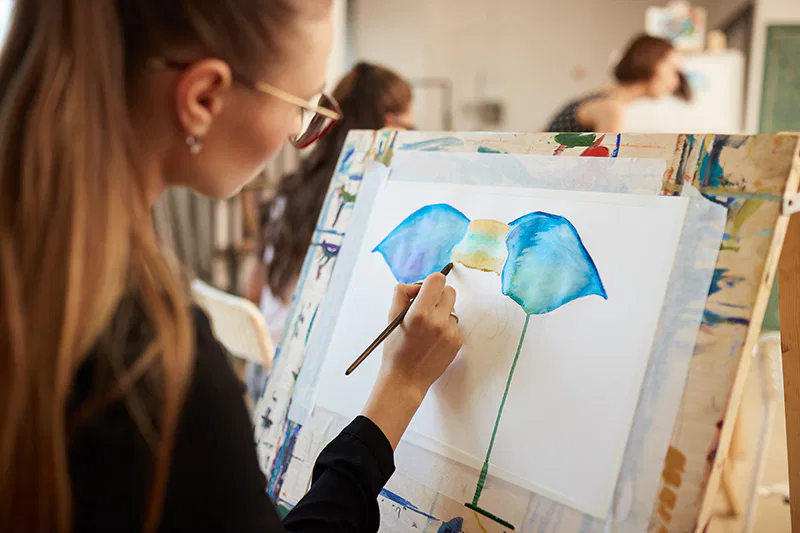 Une association artistique comme pour la peinture