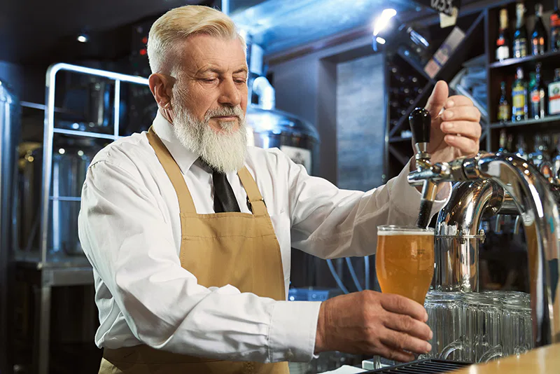 Un commerce qui vend de la bière