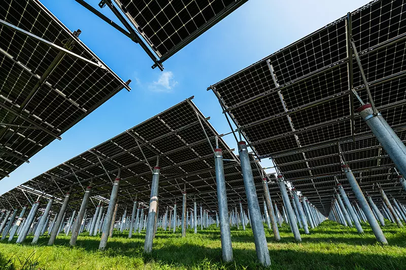 Des panneaux solaires pour l'énergie
