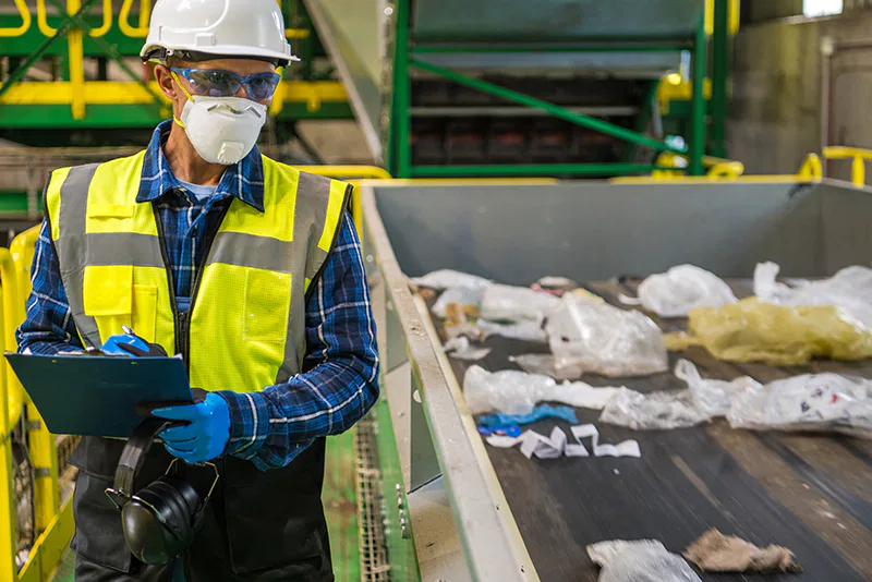 Un ingénieur des déchets