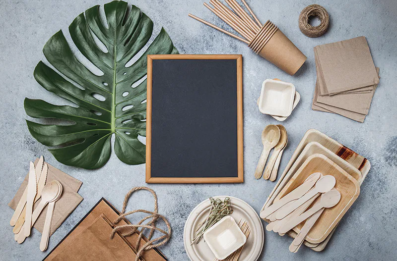 Un magasin de matériaux récupérés avec du recyclage