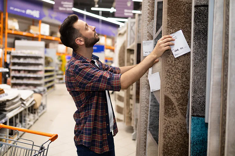 Un magasin de tapis pour la maison