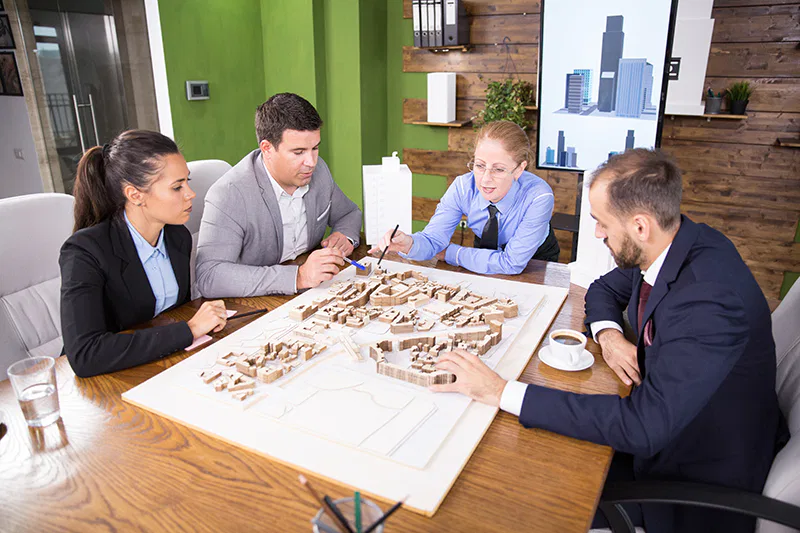 Un promoteur immobilier pour la construction d