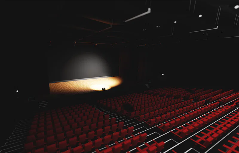 Une salle de spectacle pour un théâtre