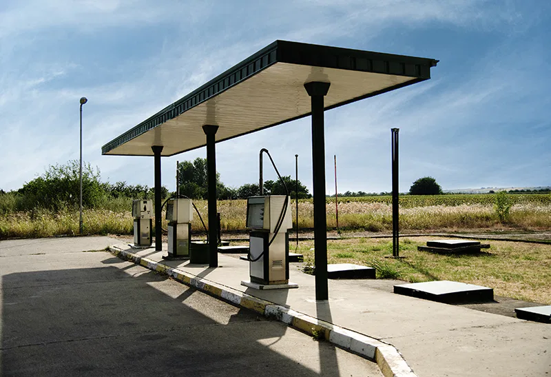 Une station service pour faire le plein de carburants