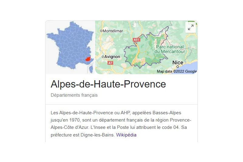 La localisation d'Alpes-de-Haute-Provence