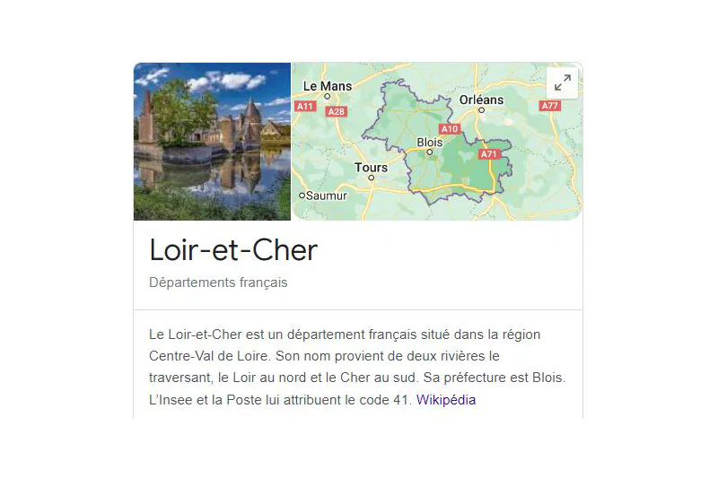 Le Loir-et-Cher pour une liste d'entreprise