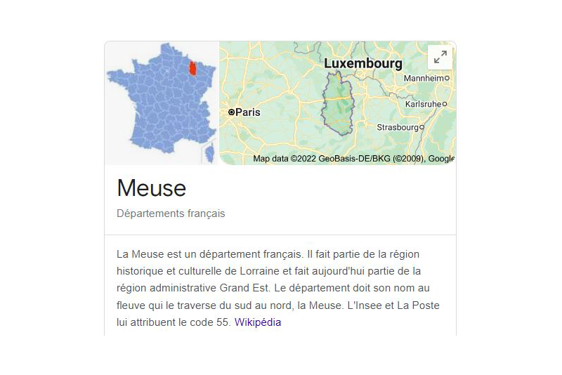 Le département de la Meuse pour de la prospection