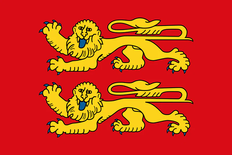 Le drapeau de la Normandie pour un fichier BtoB