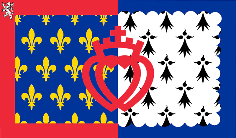 Le drapeau des Pays de la Loire pour un fichier BtoB