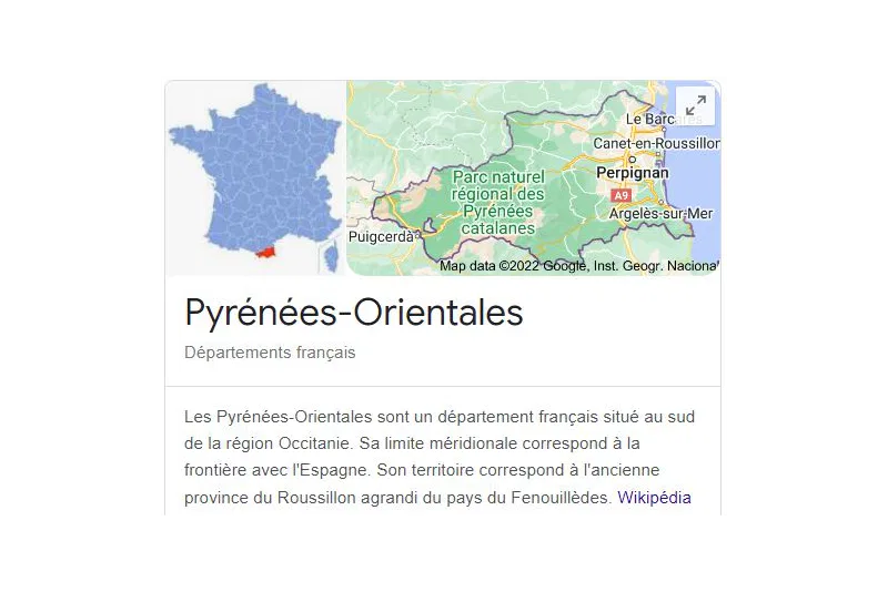 Les Pyrénées-Orientales pour un choix de liste BtoB avec adresse mail.
