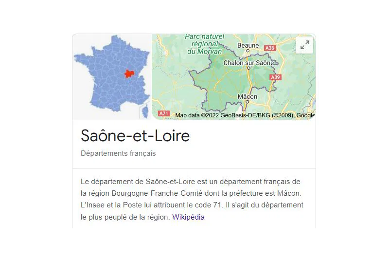 La Saône-et-Loire pour une liste de contact de mail