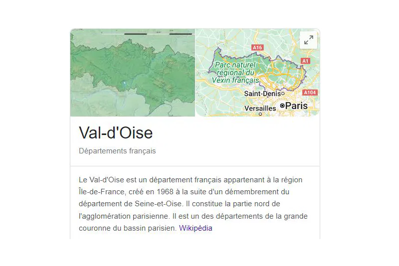 Le Val-d'Oise pour des listes d'emails pour les entreprises lors de campagne publicitaire