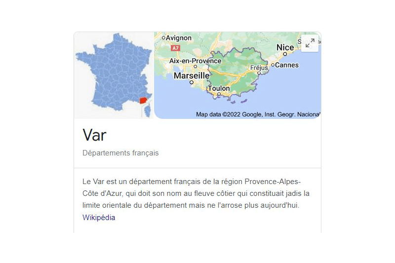 Le département du Var pour les listes de mails sur les entreprises