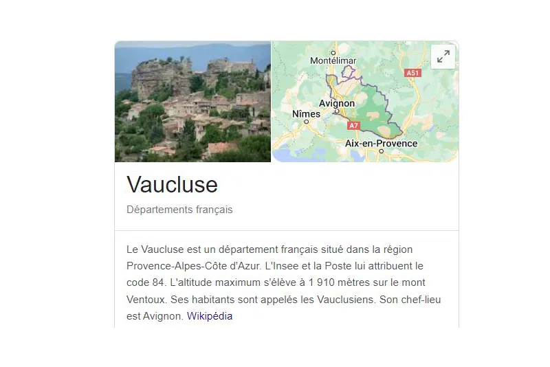 Le département du Vaucluse avec des fichiers d'emails sur les professionnelles