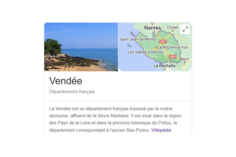 Une liste d'email sur la Vendée en B2B